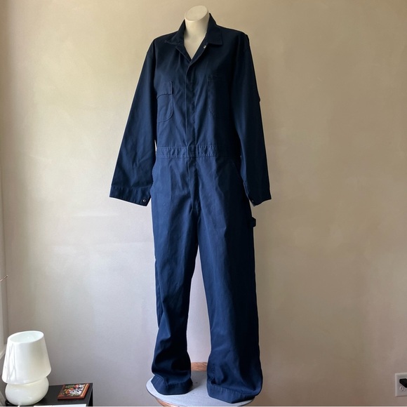 Sears | Vintage Cotton Zip Up Coveralls - Picture 3 of 12